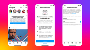 instagram contenus sensibles