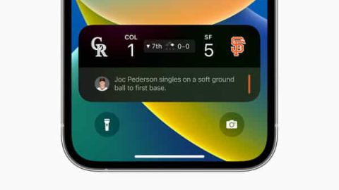 iOS 16 activités en direct