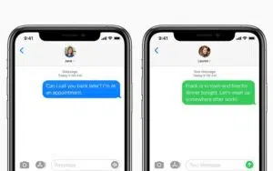 iPhone iMessage sms
