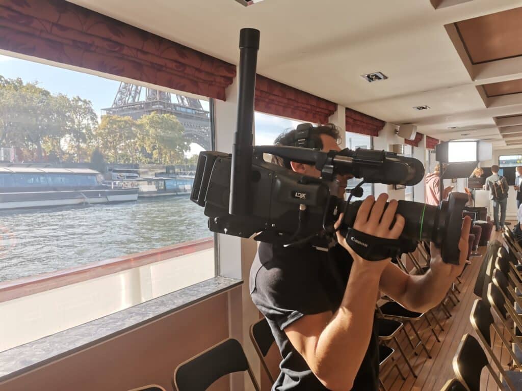 Une caméra 4K reliée à la 5G
