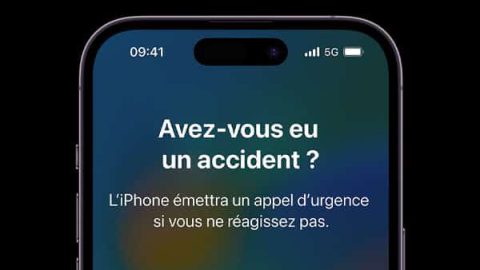 iPhone détection accident