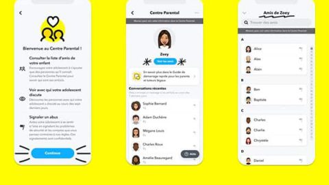 snapchat centre parental
