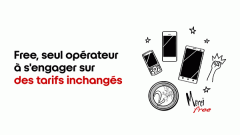 Free ne bouge pas le tarif de ses offres mobiles