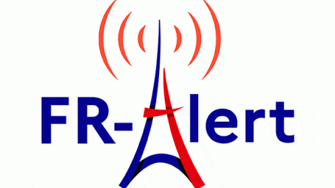 Logo de FR Alert, le système d'alerte national