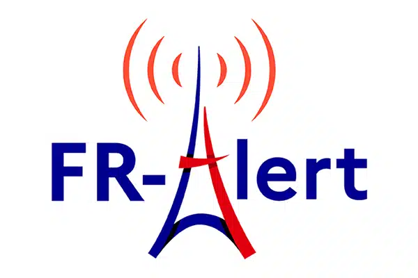 Logo de FR Alert, le système d'alerte national