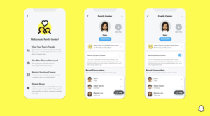 snapchat contrôles contenus