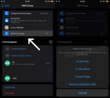 whatsapp groupes éphmères
