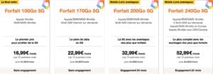forfaits 5G orange