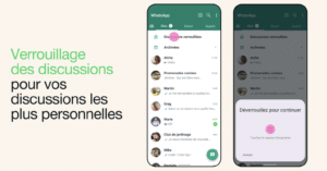 whatsapp verrouillage conversations
