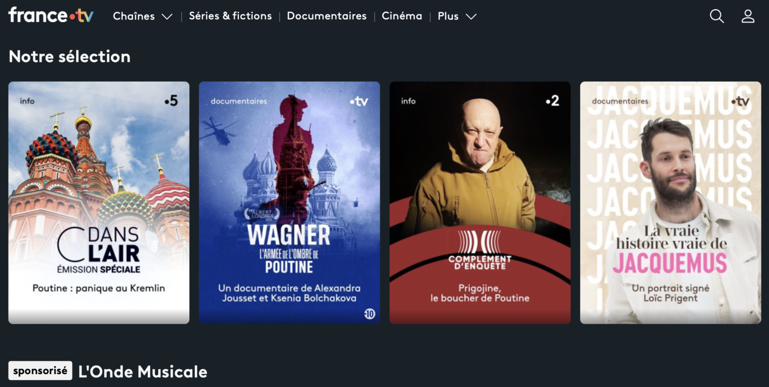 France.tv : la plateforme de replay du groupe France Télévisions ...