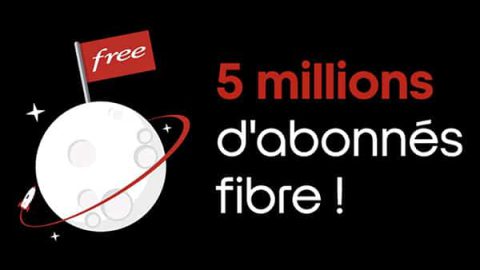 free 5 millions abonnés