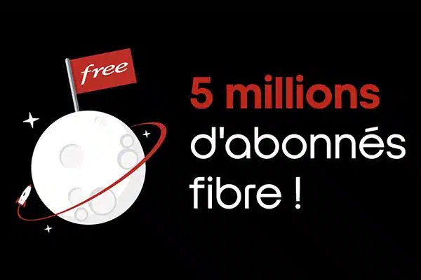 free 5 millions abonnés