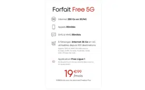 free mobile forfait 5G