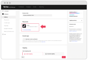 tiktok search ads toggle