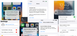 ifixit réparation iPhone alerte