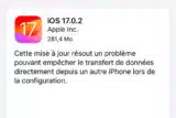 iOS 17.0.2 apple