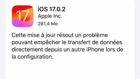iOS 17.0.2 apple