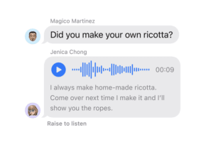 iOS 17 transcription