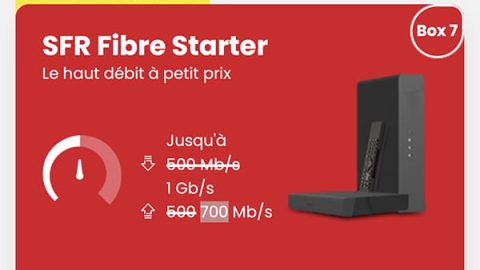 box starter sfr débits