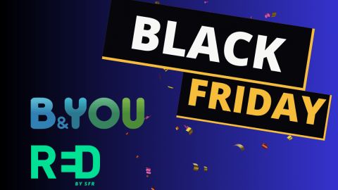 black friday B&You RED by SFR