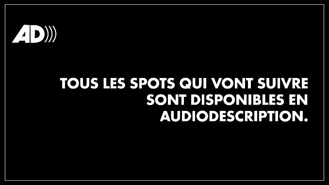 CANAL+ annonce des spots publicitaires en audiodescription
