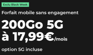 red by sfr offre black week 2023