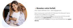 free mobile option booster décembre 2023