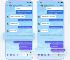 messenger éphémères 24 heures