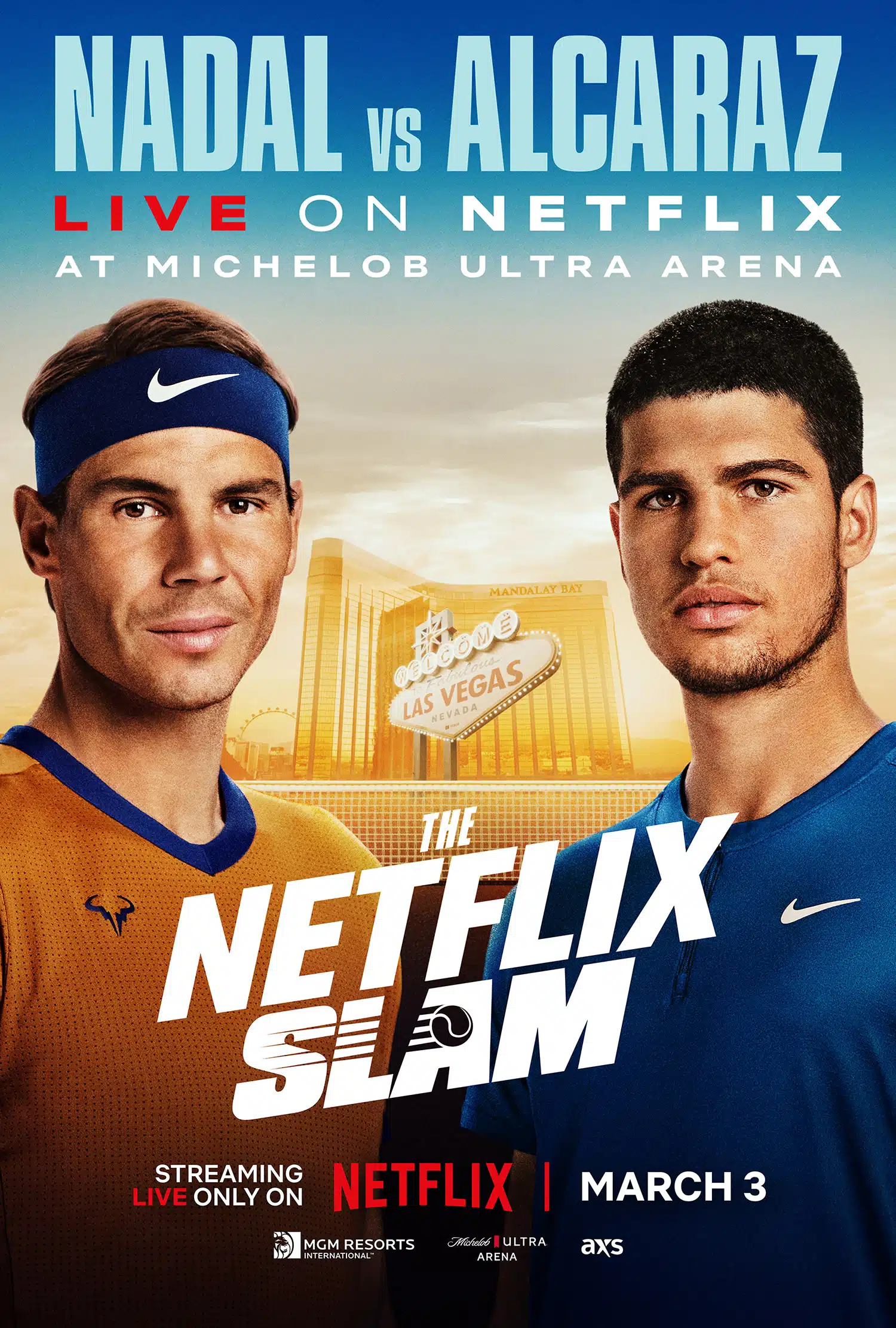 The netflix slam, le tournoi de tennis de Netflix