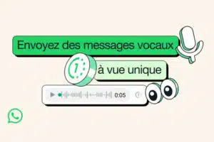 whatsapp message vocaux vue unique
