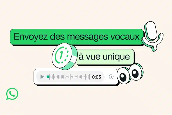 whatsapp message vocaux vue unique