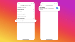 instagram confirmation de lecture