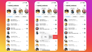 instagram épingler conversation