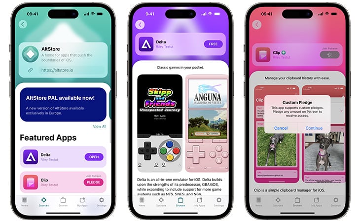 AltStore apps