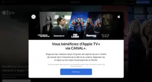 Liaison comptes CANAL+ et Apple