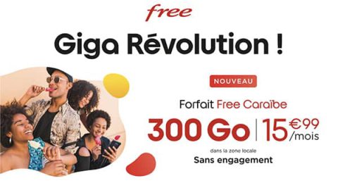 free caraïbe 300 Go