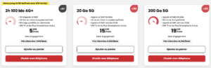 forfaits SFR sans engagement juin 2024