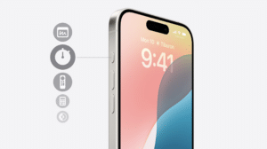 iOS 18 bouton action