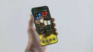 iOS 18 centre de contrôle