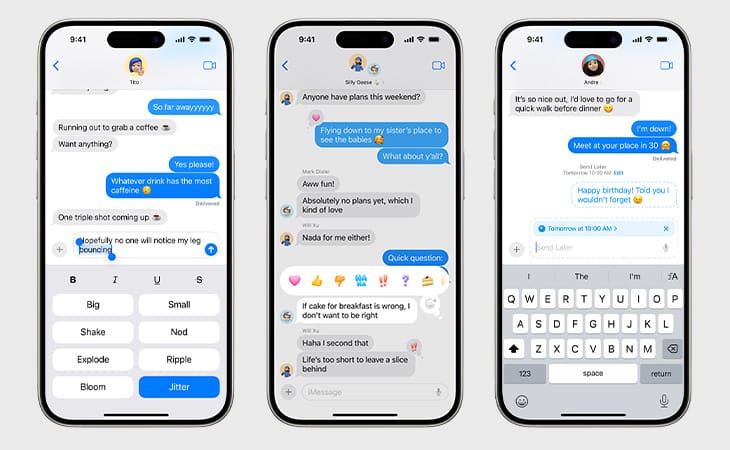 iOS 18 messages