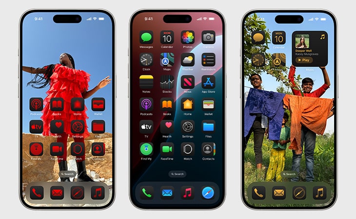 iOS 18 personnalisation écran d'accueil