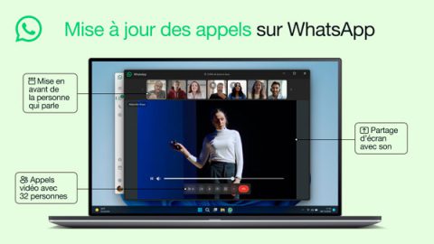 Amélioration des appels sur WhatsApp