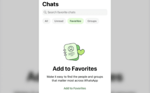 whatsapp favoris