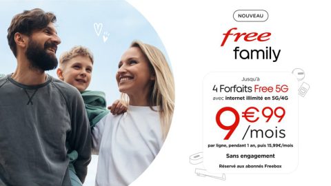 La nouvelle offre Free Family