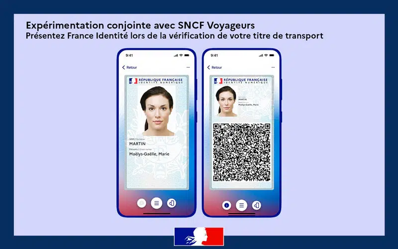 L'application France Identité avec SNCF Voyageurs