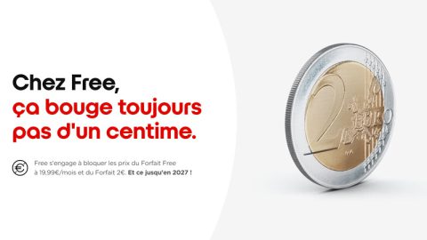 Chez Free, ça bouge toujours pas d'un centime - Free réaffirme ne pas augmenter les prix de ses forfaits jusqu'en 2027