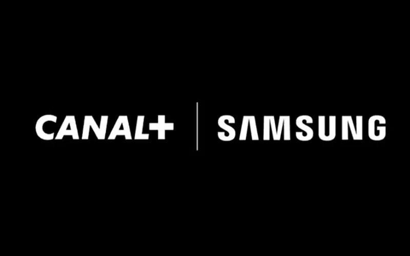 Logo de canal+ et Samsung