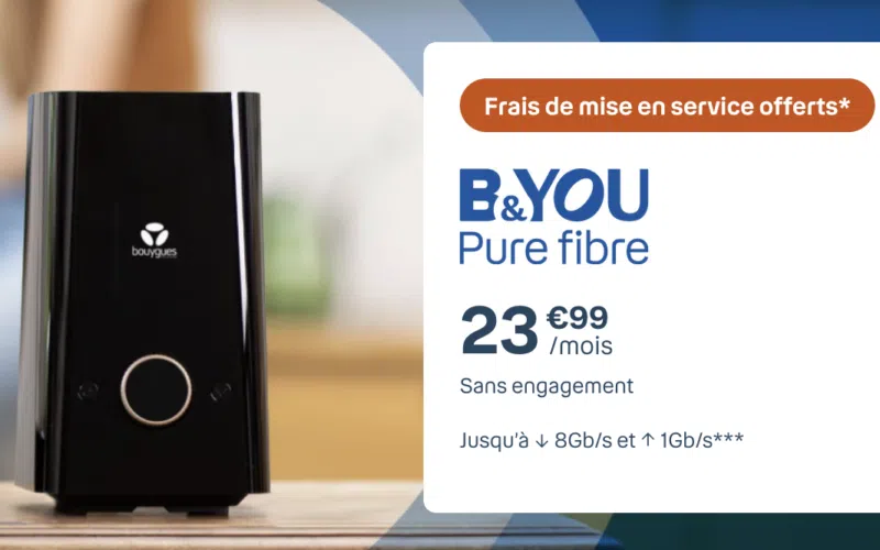 Bouygues Frais de mise en service offerts