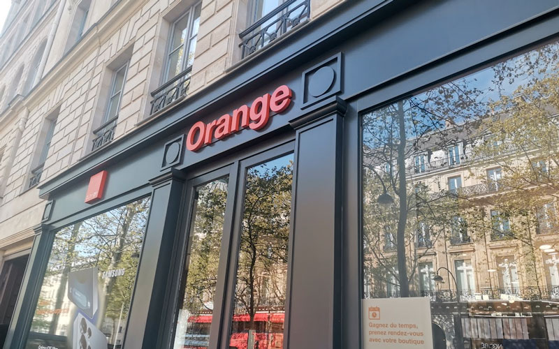 Boutique Orange quartier Opéra