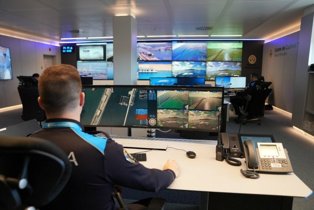 La police du port de Barcelone
